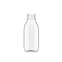 100ml Clear PET Cosmo Sirop Bottle, 24/410 Neck